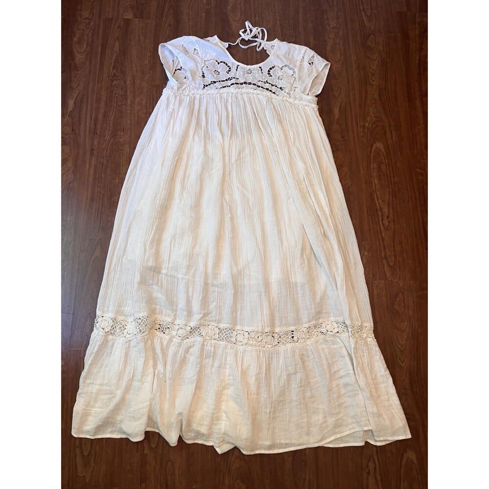 Free People White Maxi Dress